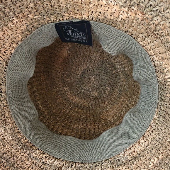 J Hats - Straw w/Beads & Straw Decor - Picture 5 of 5